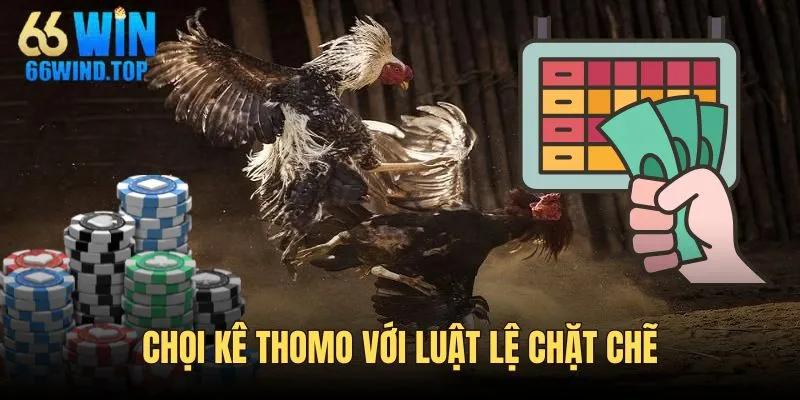 Chọi kê Thomo công bằng nhờ luật lệ chặt chẽ